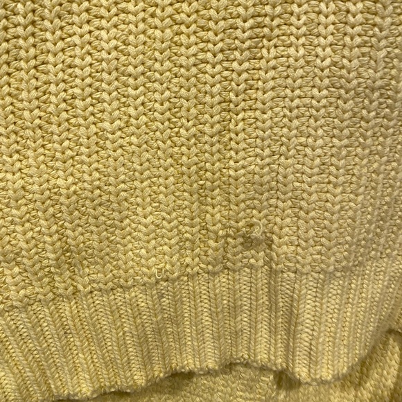 Free People yellow oversized sweater with tags - Picture 3 of 5